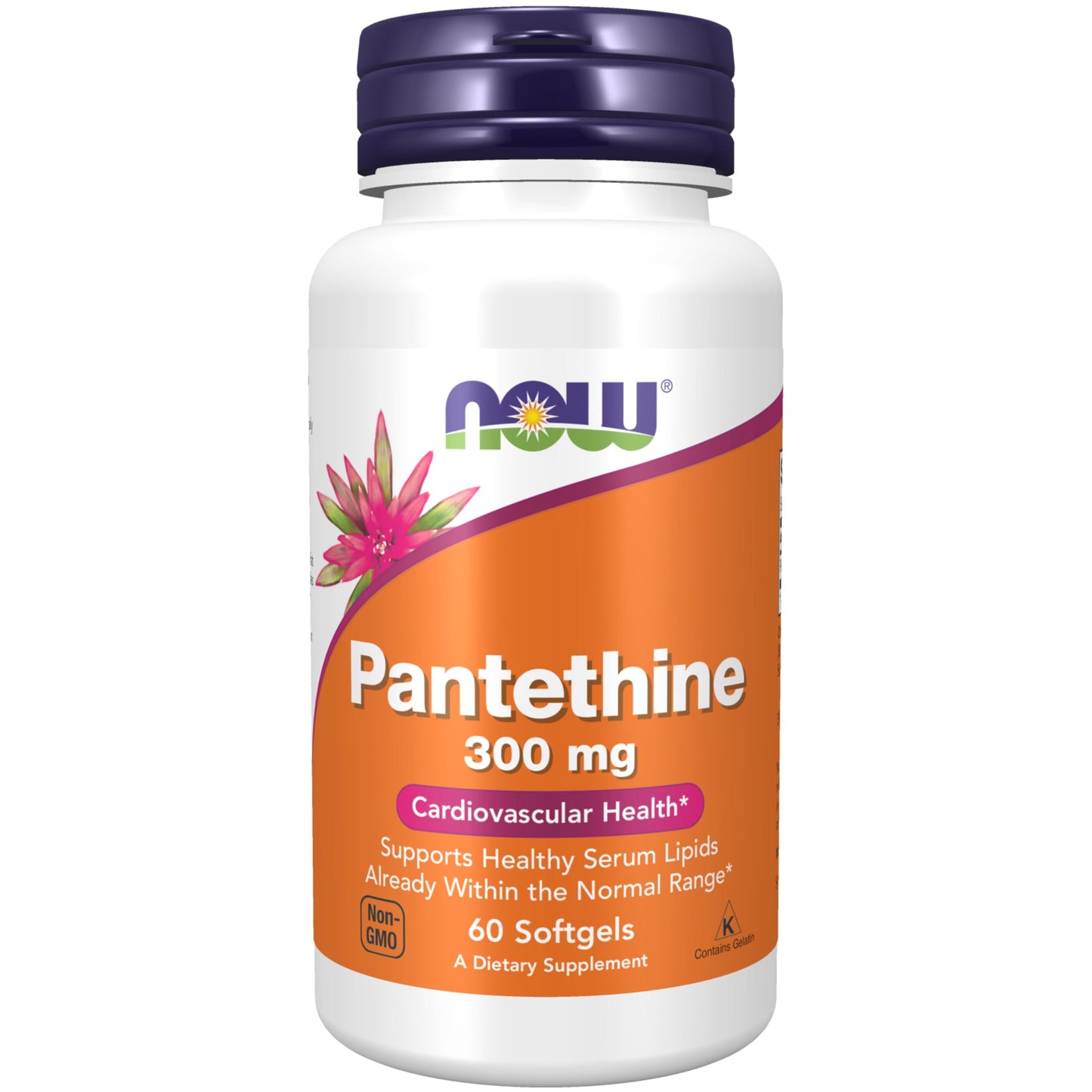 NOW Pantethine 300mg (CoenzymeA) 60gel