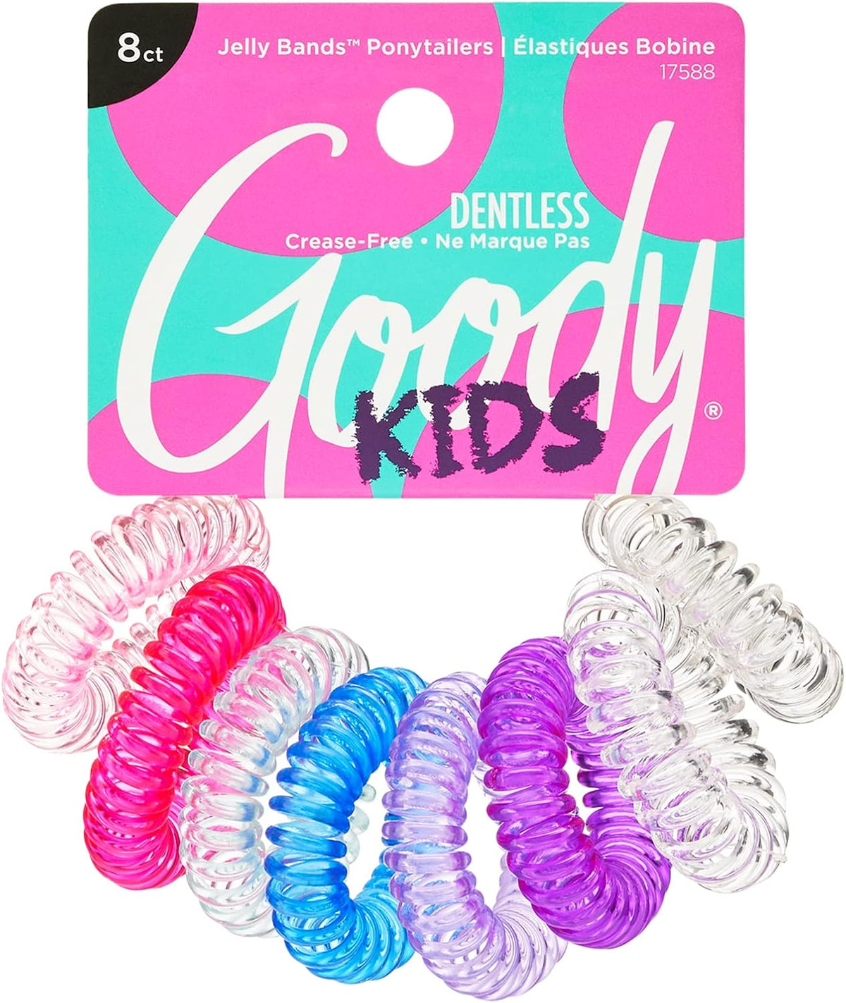 GOODY COILS PINK 8 pack of 3