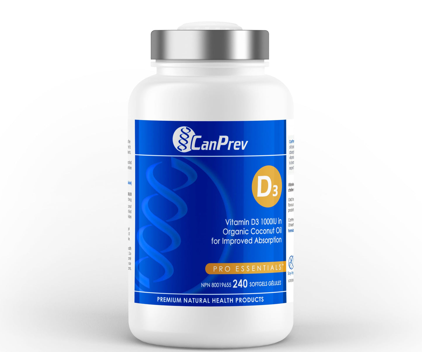 CanPrevD3 - Organic Coconut Oil_240 Softgels