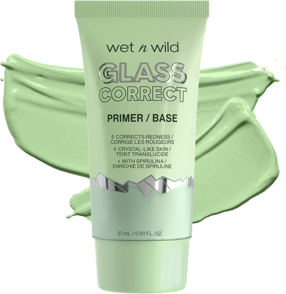 WET N WILD PRIME FOCUS GLASS CORR PRIMER GRN 27ML pack of 2