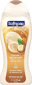 SOFTSOAP BODY WASH SHEA & ALMOND OIL 591ML