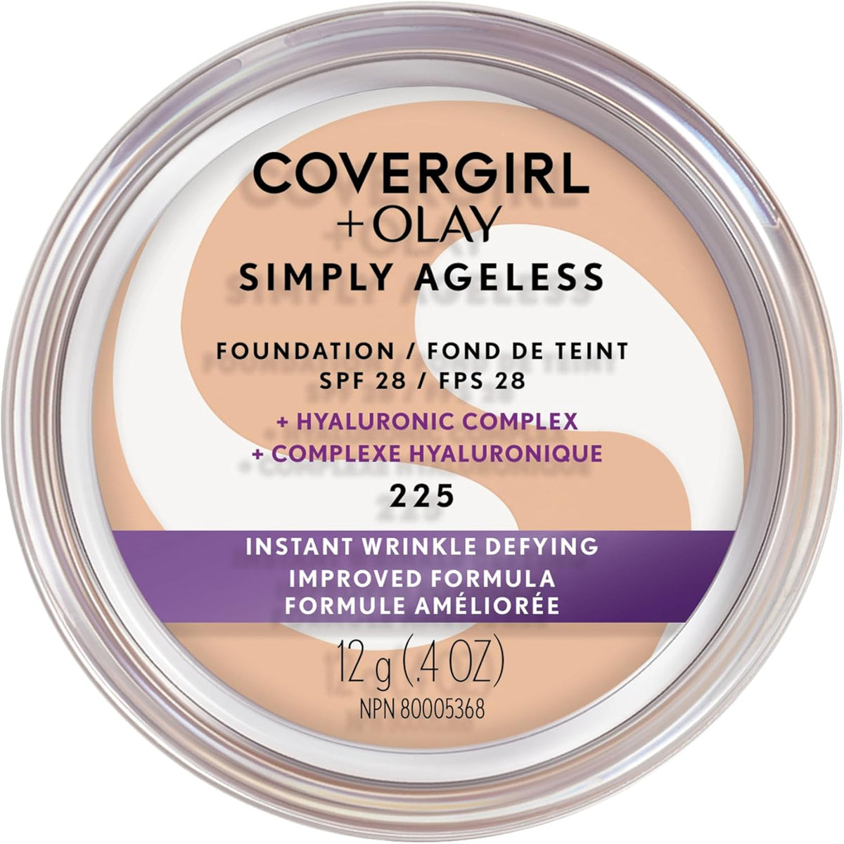 COVER GIRL & OLAY SIMPLY AGELESS FND BUFF BEIGE pack of 2