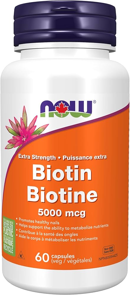 NOW Biotin 5,000mcg 60vcap
