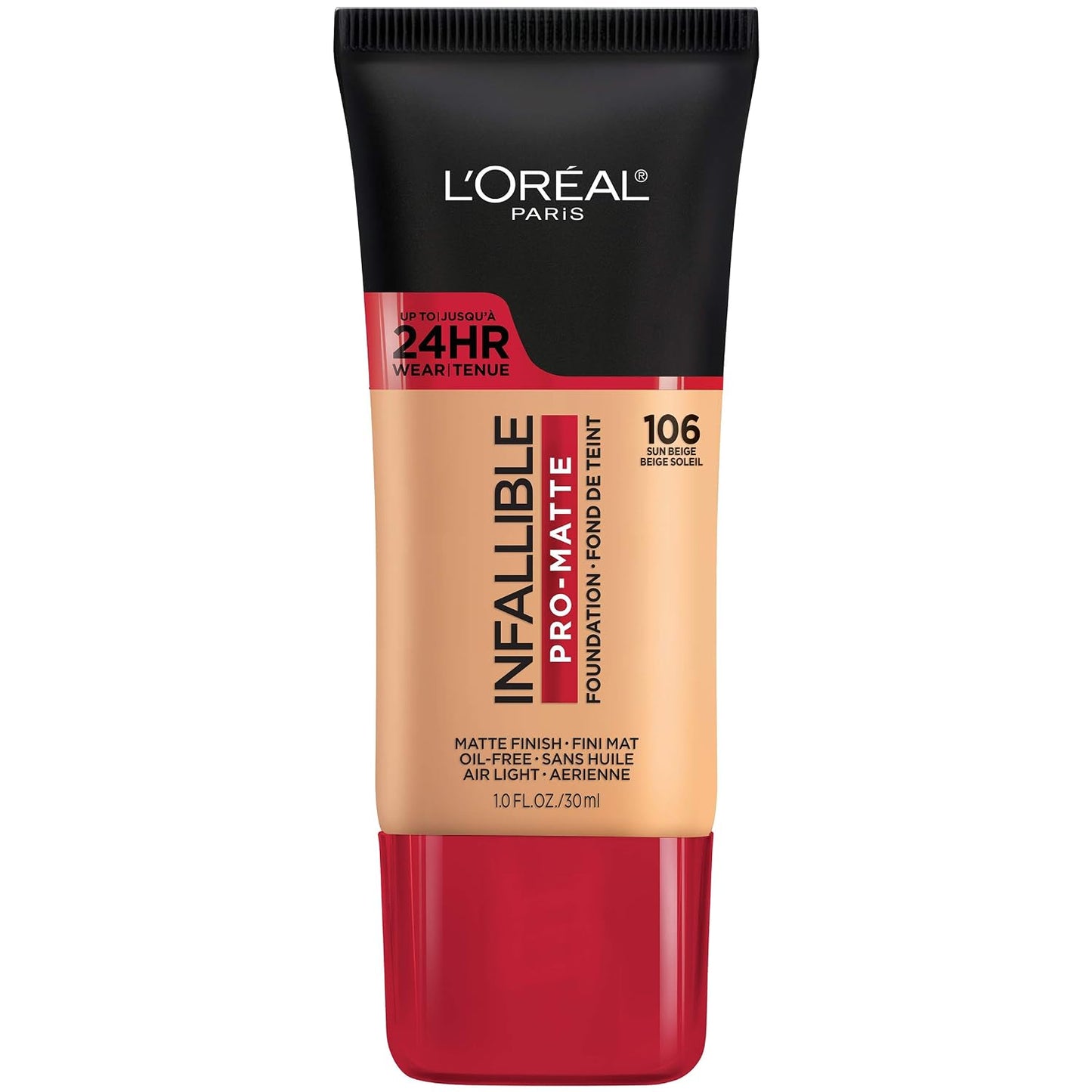 LOR INFAILLIBLE MATT FOUNDATION 106 SUN BEIGE pack of 2