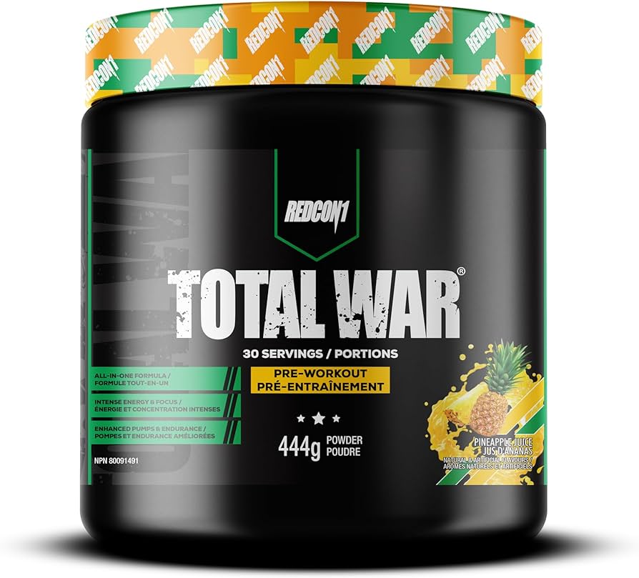 Redcon1 Total War | Pineapple Juice | 30 Servings