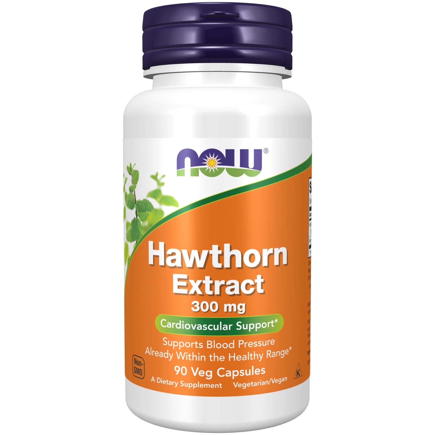 NOW Hawthorn Ext 300mg/1.8% Std 90vcap