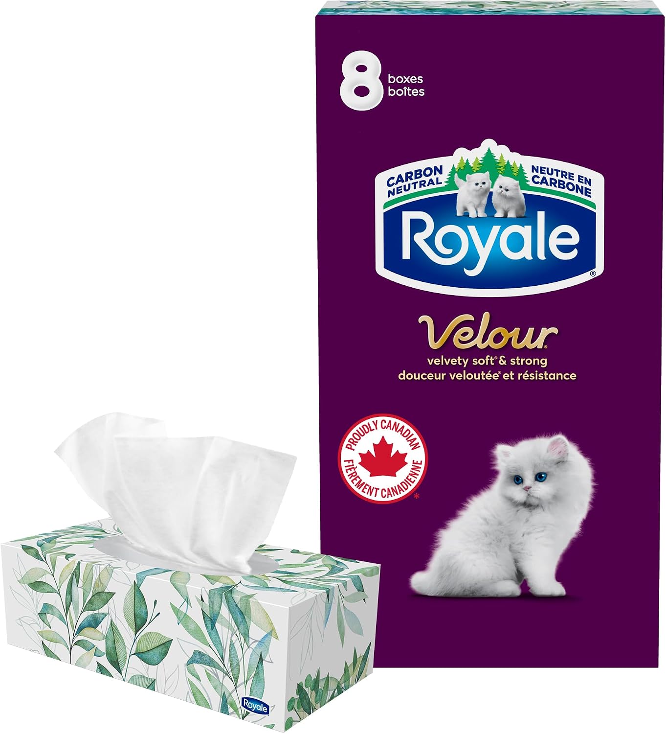 ROYALE FACIAL TISSUE 3 PLY 72S 8 pack of 4