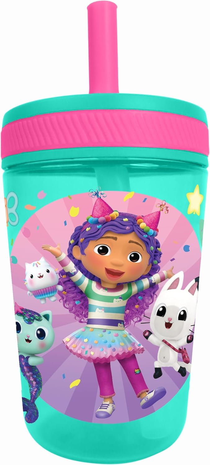 GABBY TUMBLER W/SILICONE STRAW 430ML 1 pack of 6