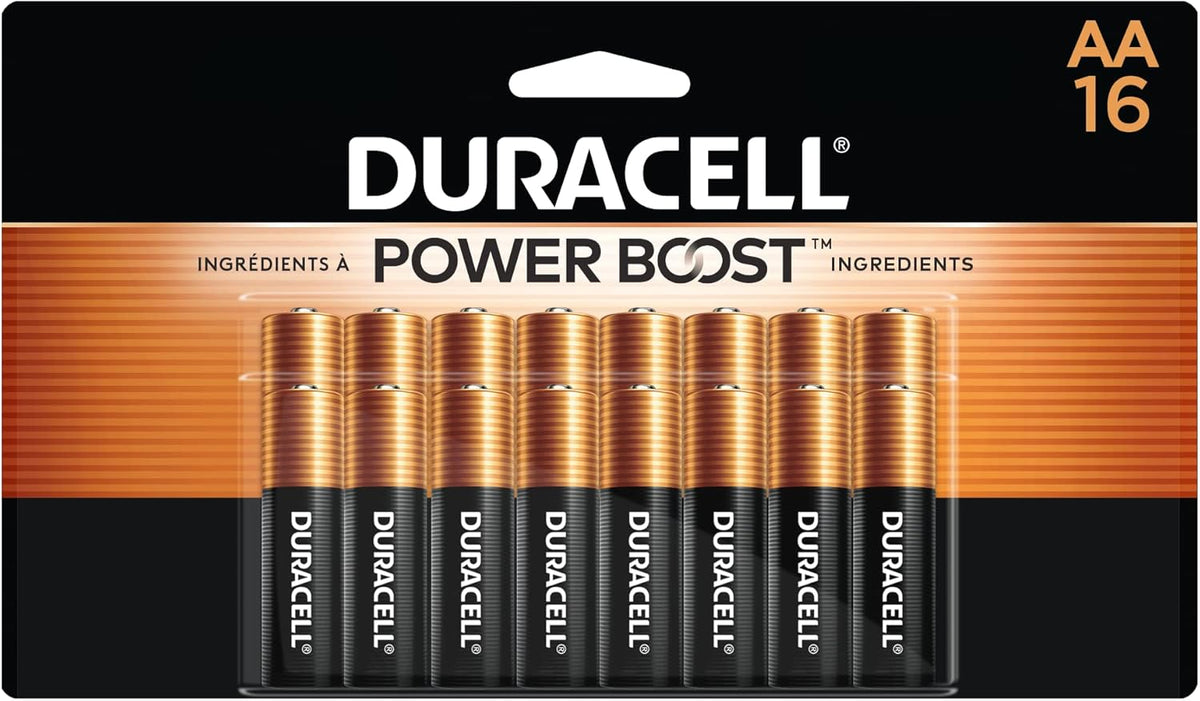 DURACELL COPPERTOP BATTERIES AA 16