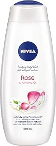 NIVEA Rose and Almond Oil Body Wash, 500ml