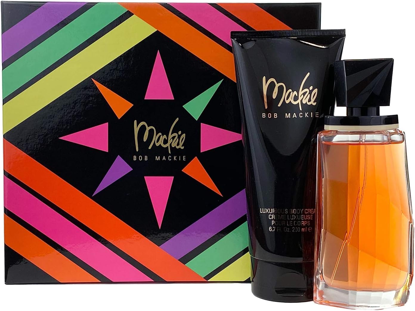 Bob Mackie Women Mackie -- Gift Set - 3.4 oz Eau De Toilette Spray + 6.8 oz Body Cream