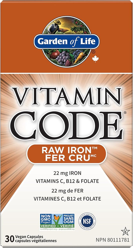 Garden Of Life - Vitamin Code Raw Iron 30 Vcaps