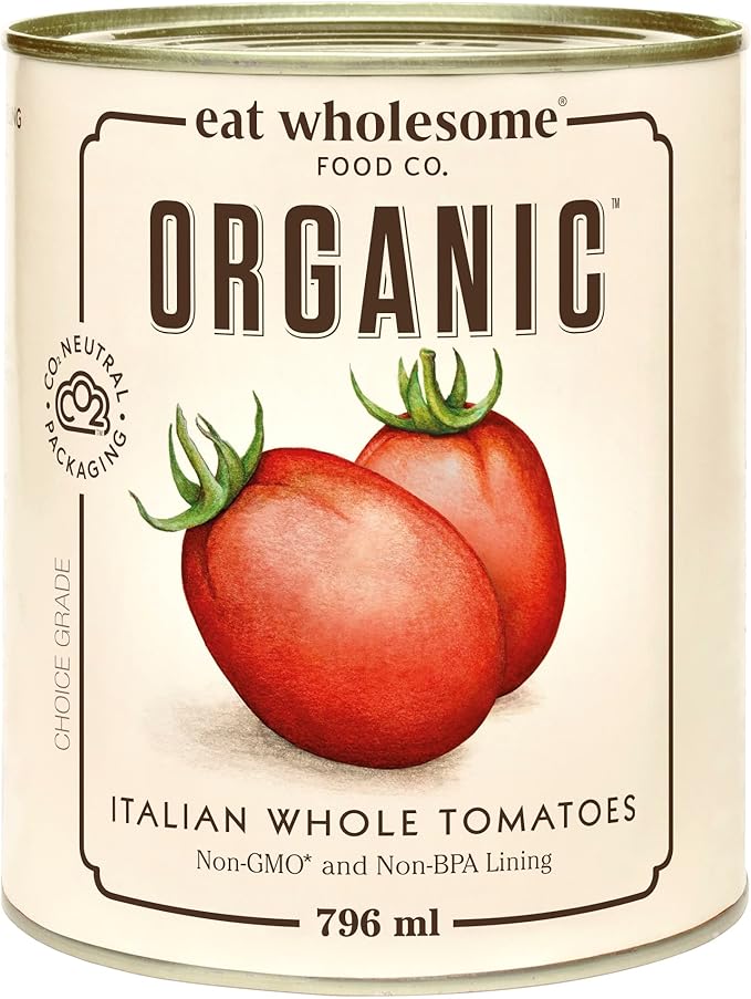 Eat Wholesome Organic Tomato Products Whole Tomatoes (Peeled)796ML