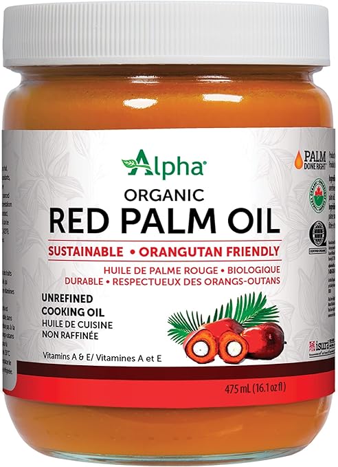 Alpha Health Organic Red Palm Oil 475 mL
