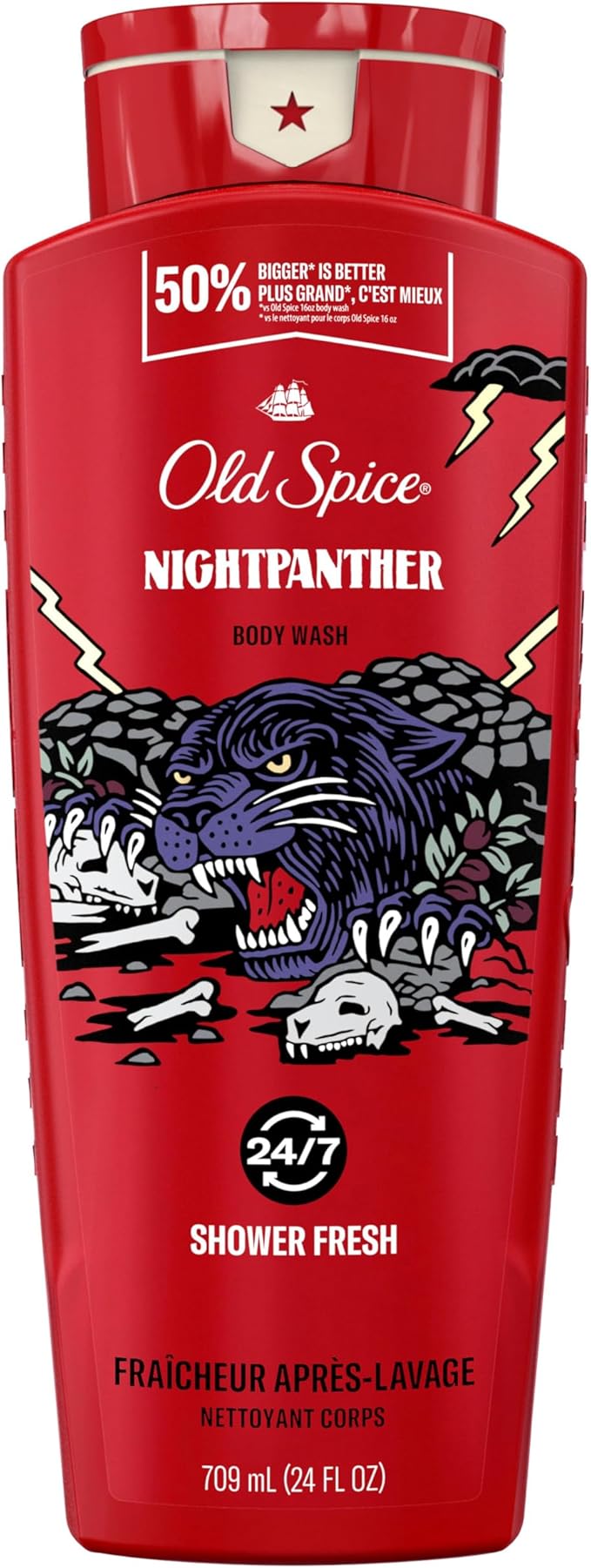 OLD SPICE NIGHTPANTHER BODY WASH 709ML