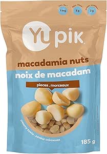 YUPIK Macadamia Nuts, Large Pieces 185 g