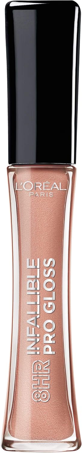 L'OREAL LIP GLOSS INFALLIBLE NUDE pack of 2