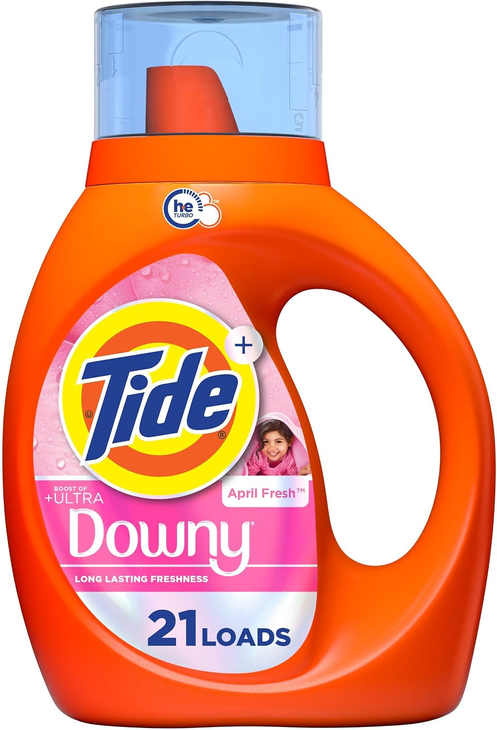 TIDE HE/DOWNY APRIL FRESH 21LOADS 887ML pack of 6
