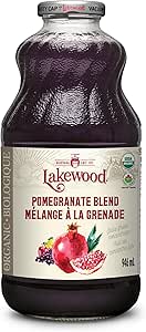 Lakewood   100% Pure Organic Fruit Juices   Org Pomegranate Juice Blend946ML