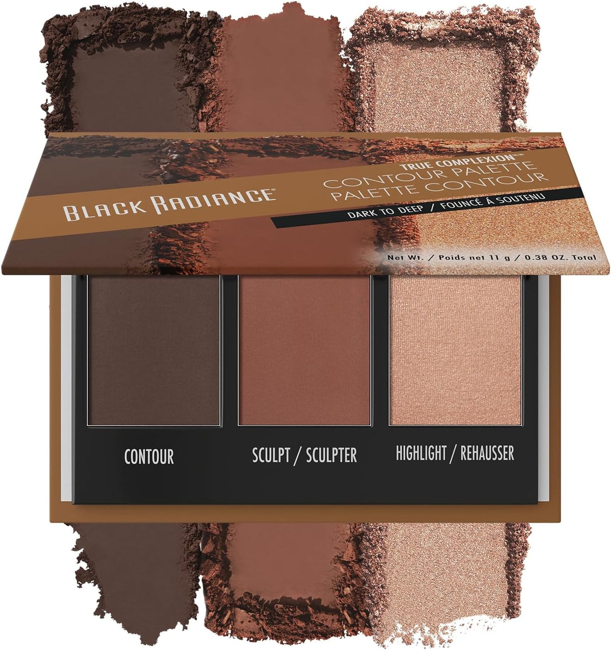 BR TRUE COMPLEXION CONTOUR PALETTE DARK DEEP pack of 3