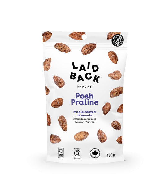 LAID BACK SNACKS - Posh Praline, Regular (vegan)    130g
