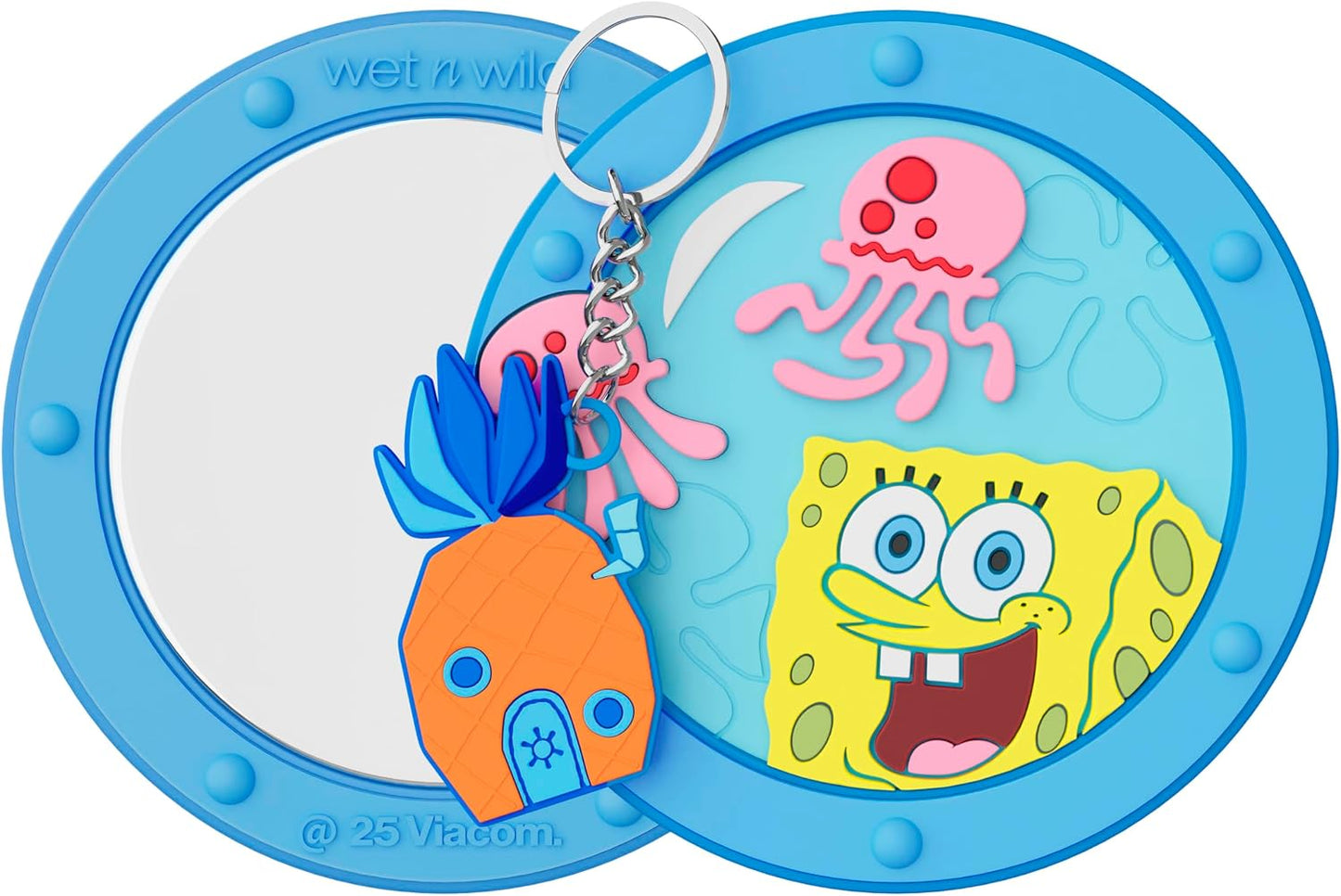 WET N WILD HAND MIRROR AND KEYCHAIN pack of 2