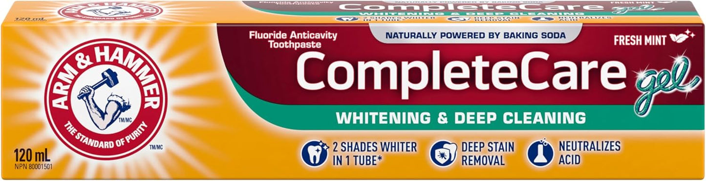 TOOTHPASTE ARM&H COMPLETE CARE GEL 120ML TOOTHPASTE