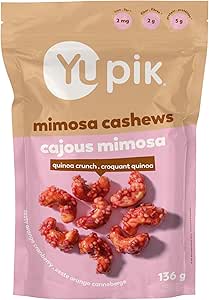 YUPIK Orange Cranberry Mimosa Cashews 136 g
