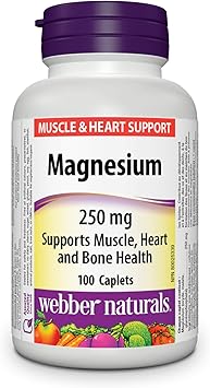 Webber Naturals - Magnesium 250 mg - 100 Caplets