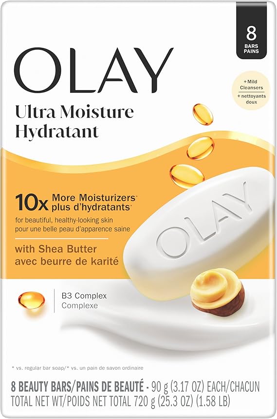 OLAY BAR ULTRA MOISTURE SHEA 8X90G