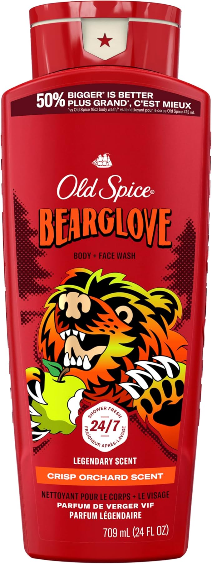 OLD SPICE WILD COLLECTION BODY WASH BEARGLOVE709ML