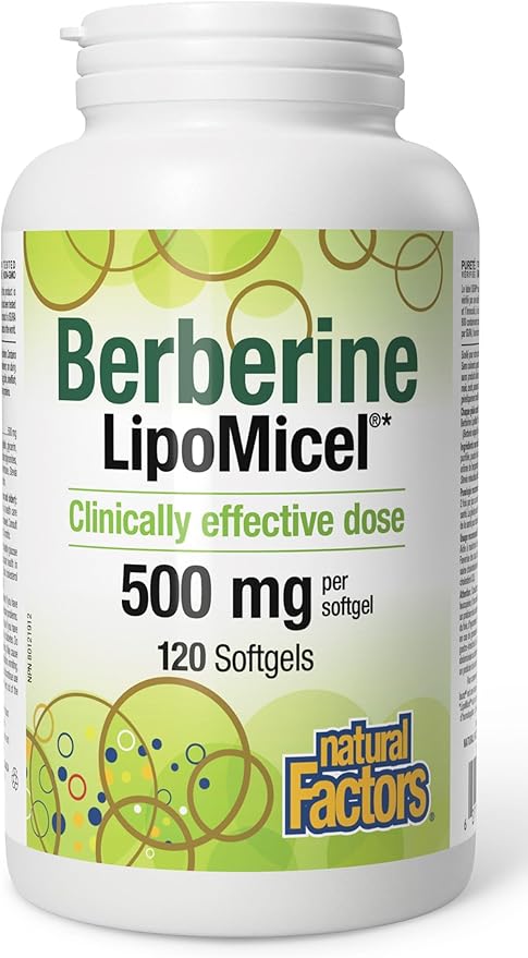 Natural Factors   Berberine LipoMicel®   120sgls