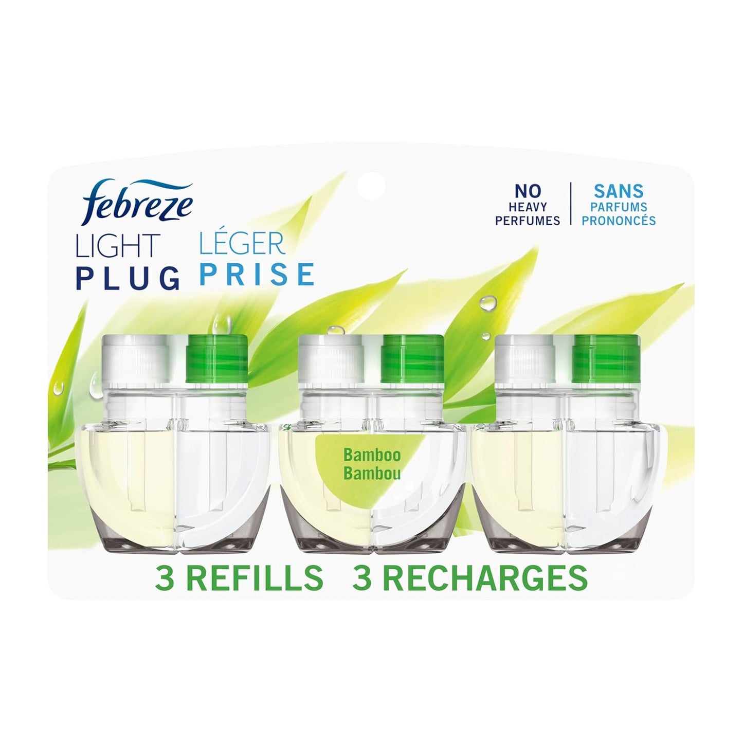 FEBREZE LIGHT PLUG TRIPLE REFILL BAMBOO 3X26ML