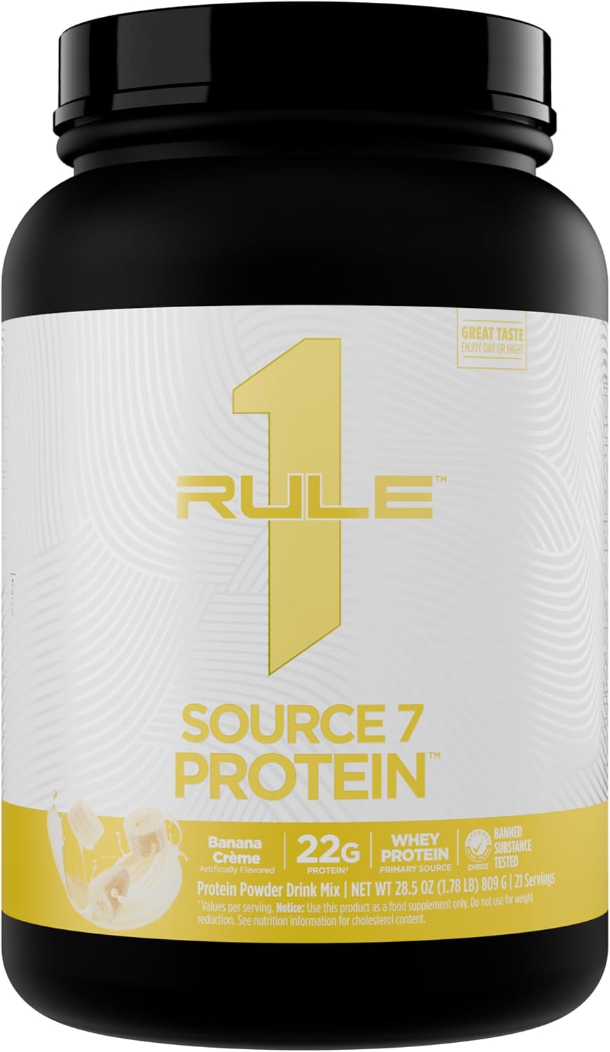 RULE 1 - SOURCE7 PROTEIN - 1.8lbs - BANANA CREAM