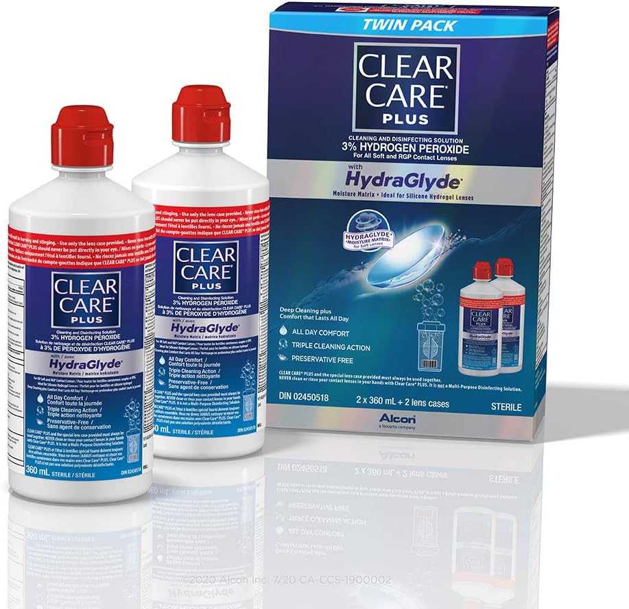 CLEAR CARE PLUS TWIN 2X360ML DROP MED