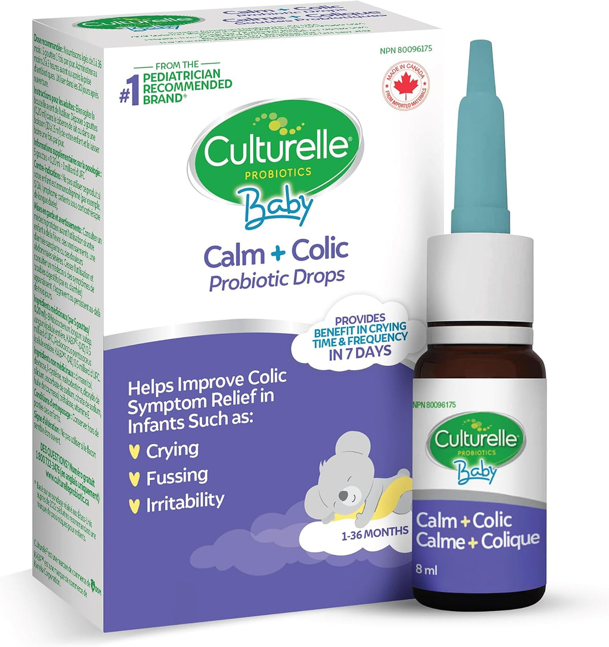 CULTURELLE PROBIOTIC BABY CALM + COLIC DRP 8ML DROP MED