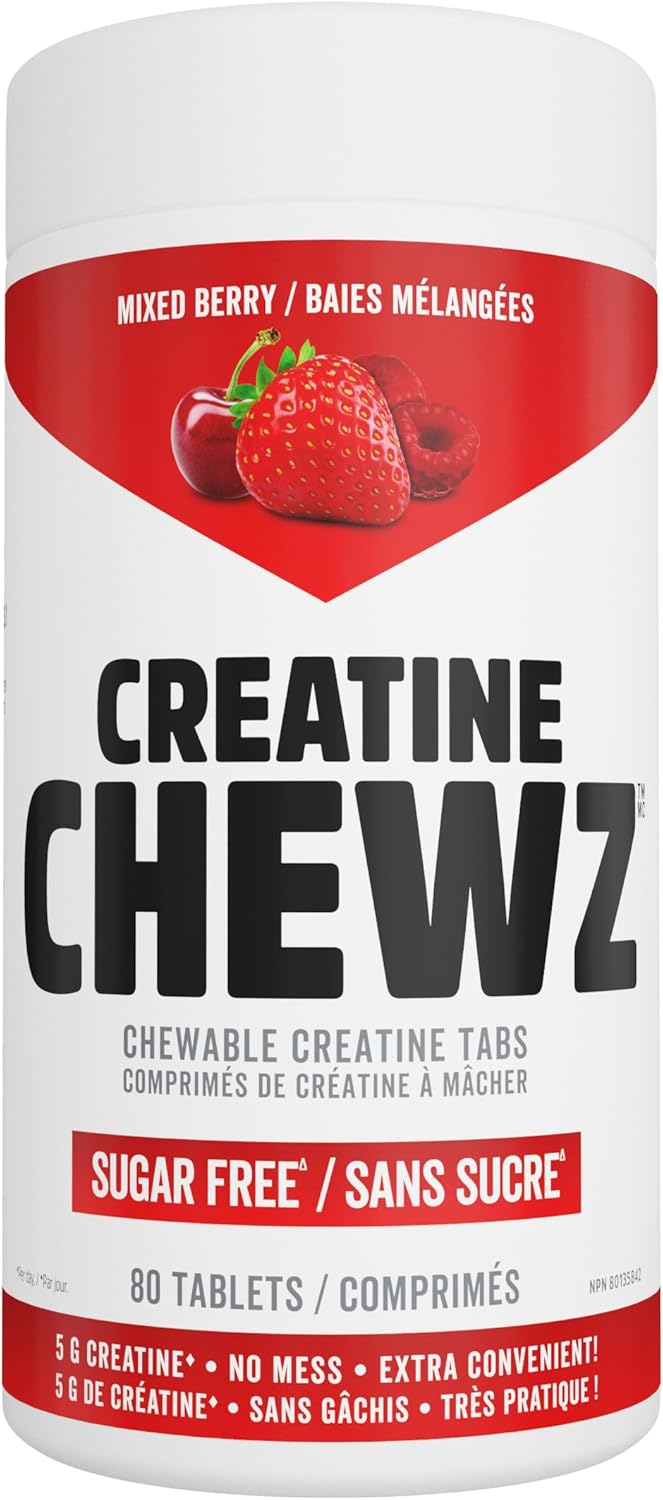 PVL CREATINE CHEWZ Mixed Berry 80 tablets