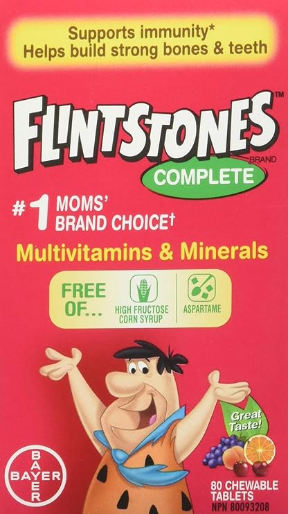 FLINTSTONES COMPLETE VITAMIN CHEW TB 80 TAB CHEW