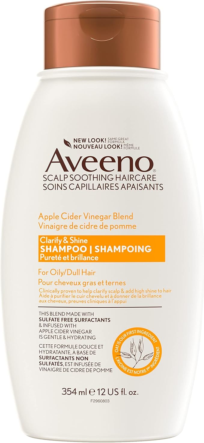 AVEENO SHP APPLE CIDER VINEGAR 354ML