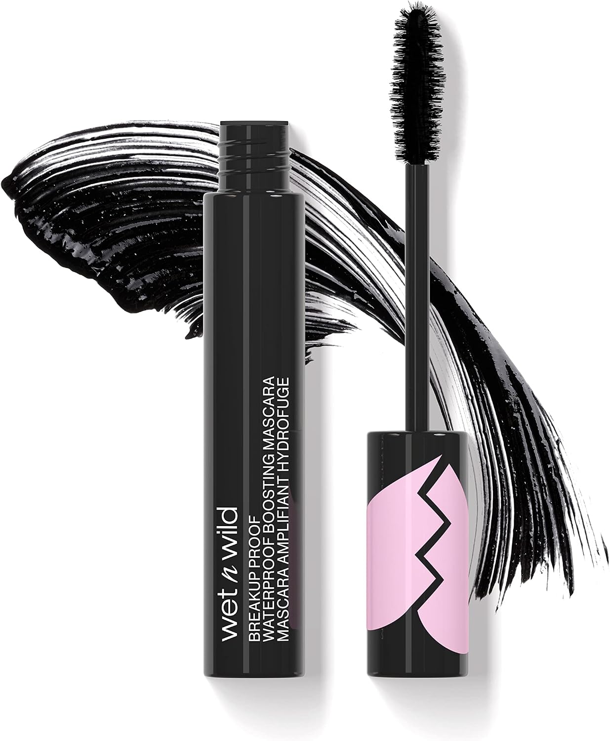 WET N WILD WATERPROOF BOOSTING MASCARA ULTRA BLACK pack of 2