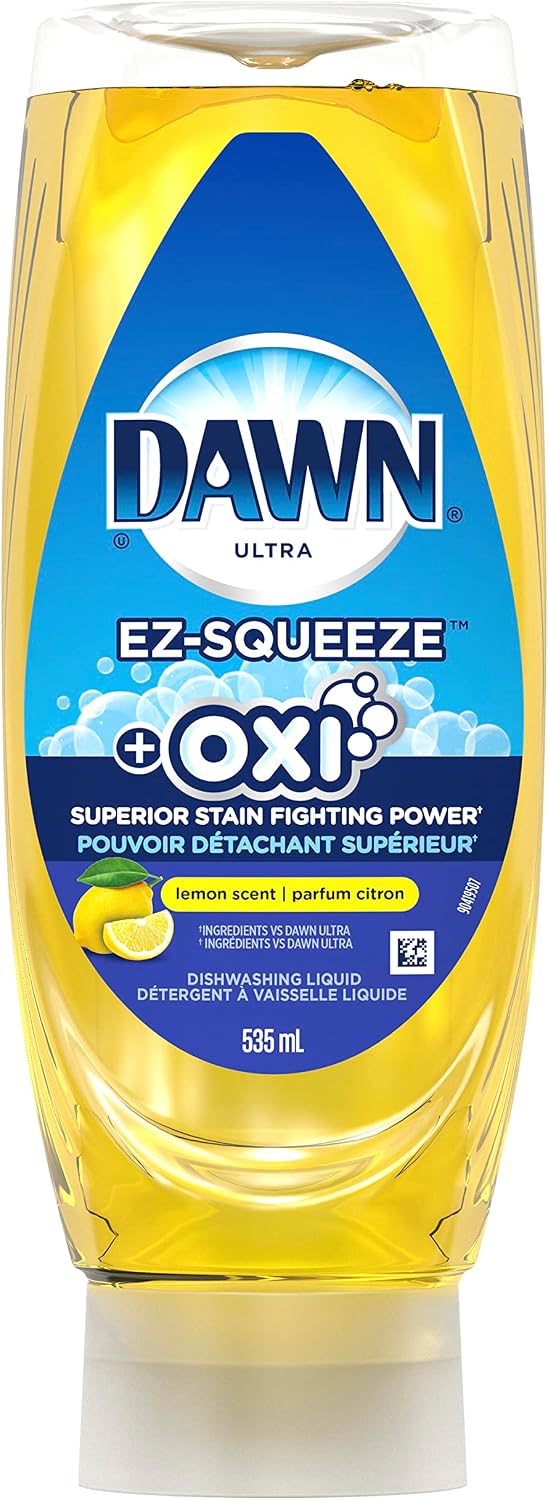 DAWN ULTRA EZ SQUEEZE OXI LEMON 535ML pack of 8