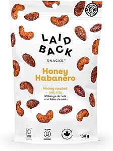 LAID BACK SNACKS -  Honey Habanero, Regular    130g