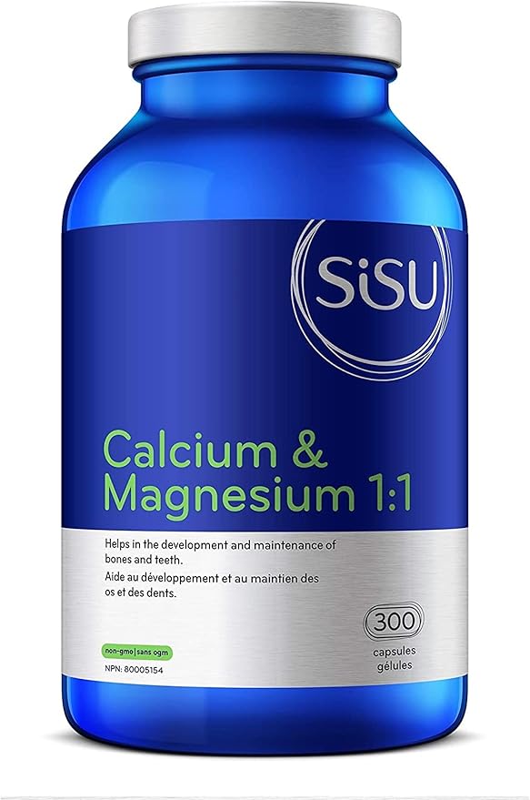 SISU - Calcium & Magnesium 1:1 with D3 - 300 caps