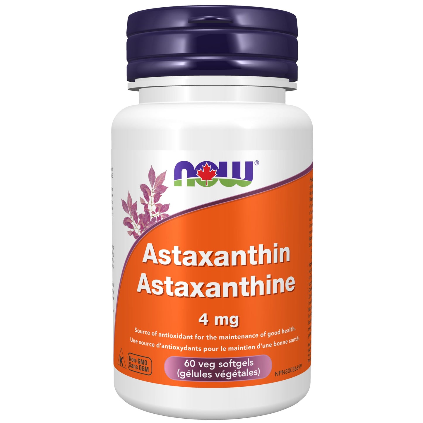 NOW Astaxanthin 4 mg 60 Veg softgel