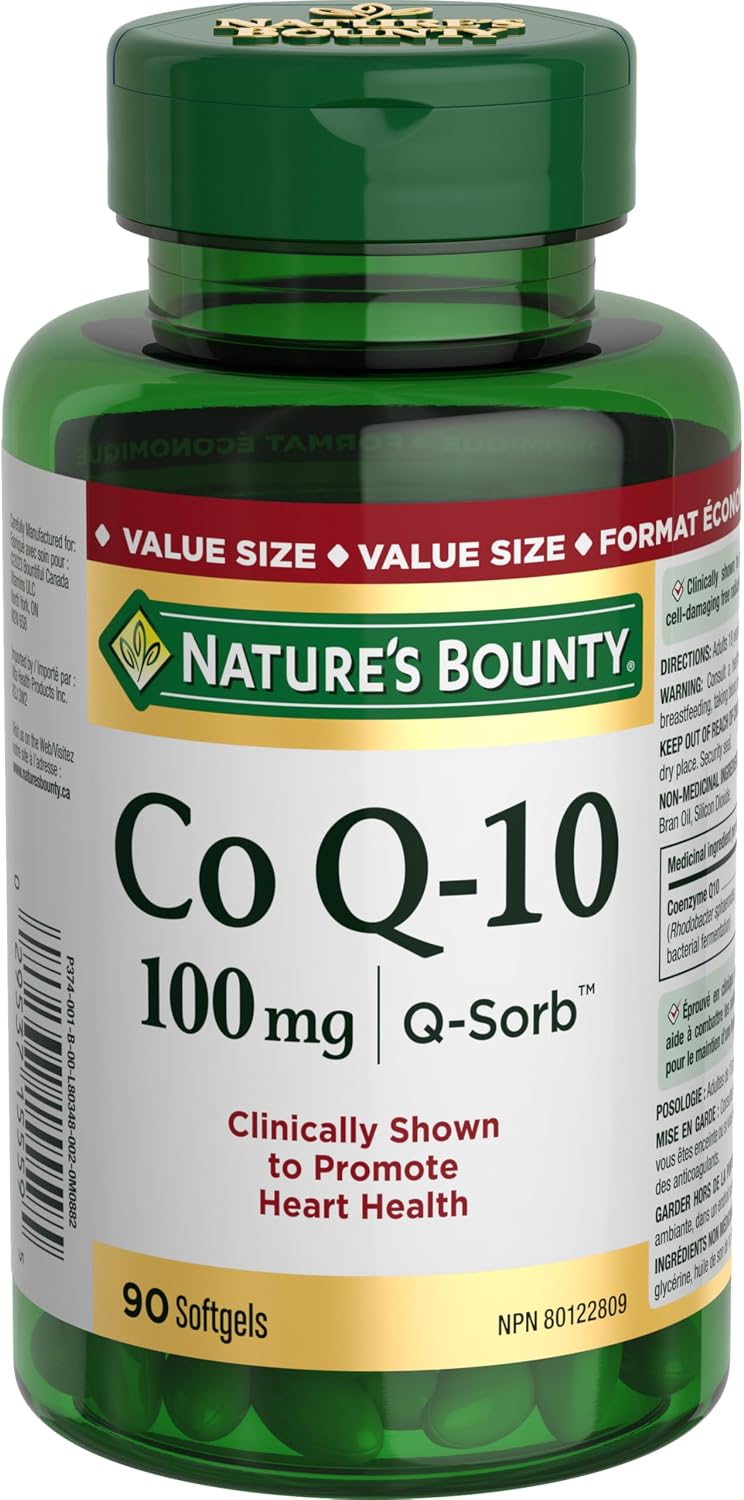 NATURE'S BOUNTY CO Q10 SOFTGEL 100MG 90 CAPSULE