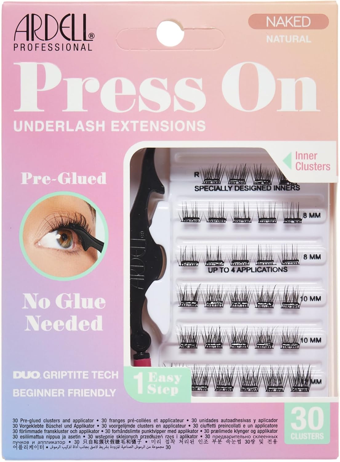 ARDELL NAKED PRESS ON KIT pack of 4
