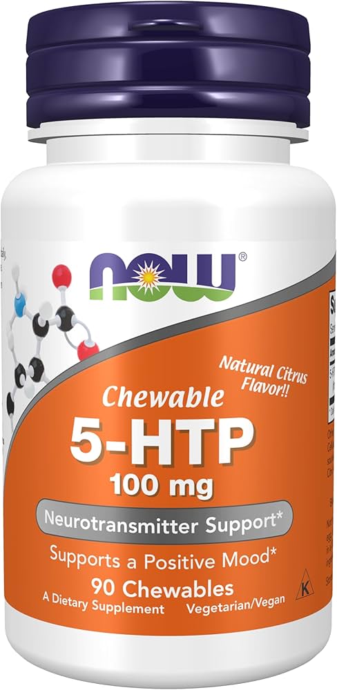 NOW 5-HTP 100mg Chewable 90tab