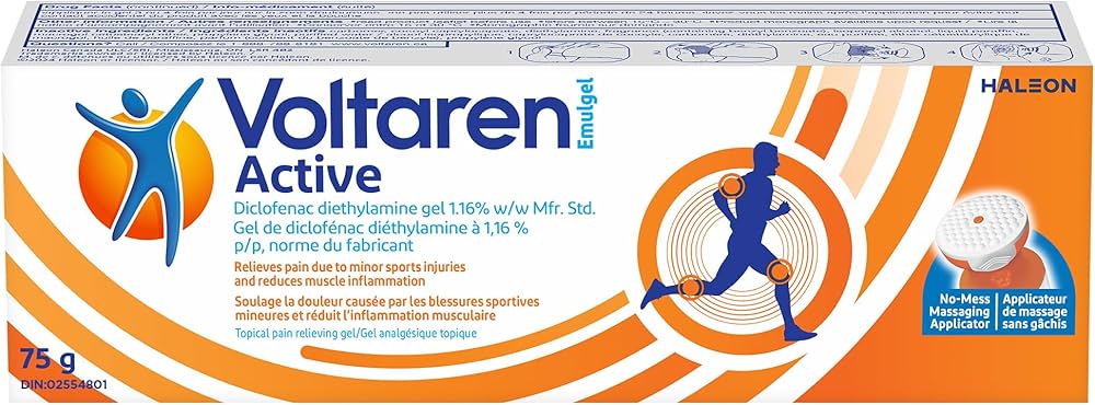 VOLTAREN EMULGEL BACK & MUSCLE PAIN NO MESS 75G