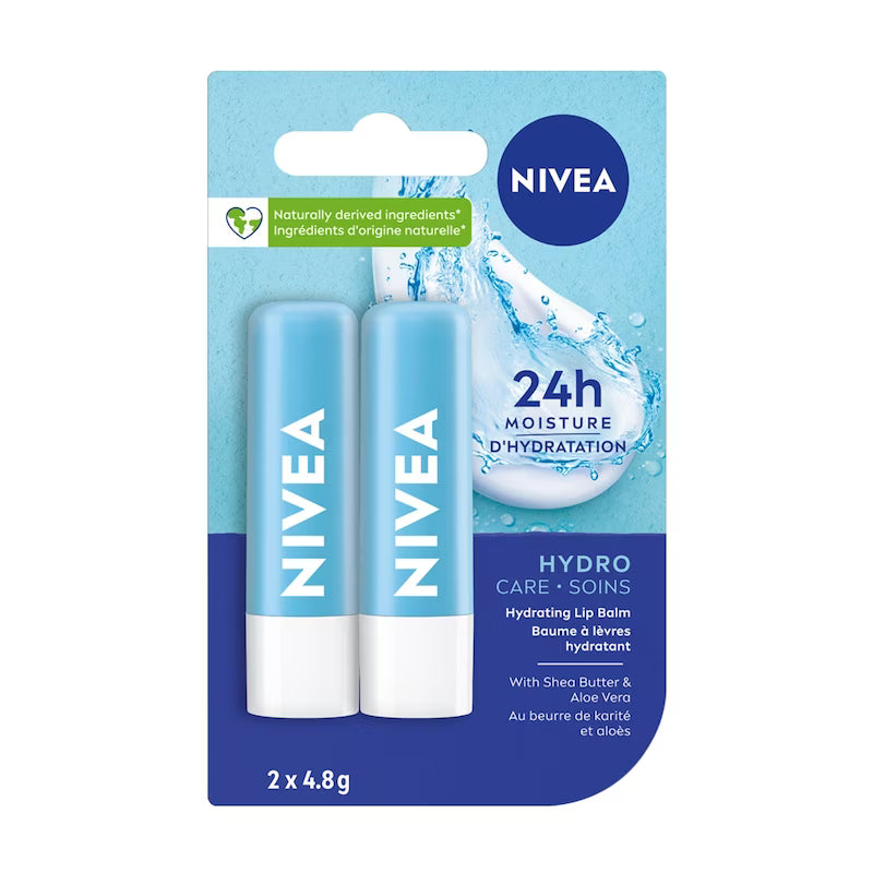 NIVEA HYDRO CARE DUO 2X4.8G pack of 12