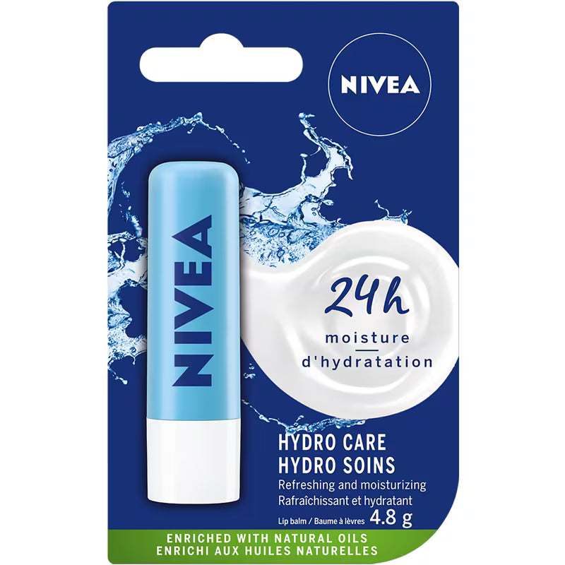 NIVEA LIP CARE HYDRO CARE 4.8G pack of 12
